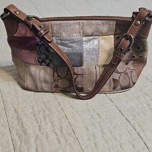 Coach Patchwork Shoulder Bag - Multicolor